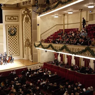 Music Hall&apos;s balcony