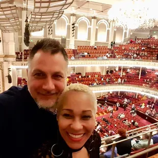 a man and a woman posing for a picture