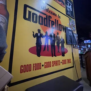 a sign for goodfellows