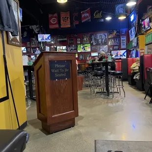 the interior of the restaurant
