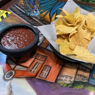 Chips and Salsa Red