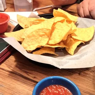 Chips and salsa.