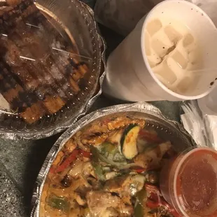 Arroz con pollo, Churros, horchata