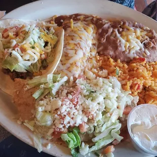 2 choice combo dinner