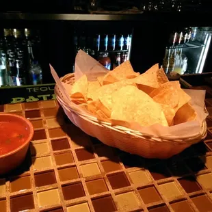Chips and salsa.