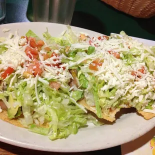 Vegetarian tostadas
