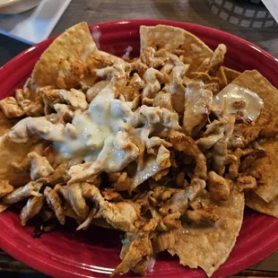 Fajita chicken nachos