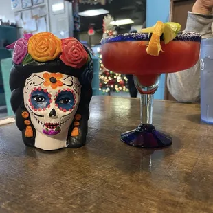 Mi corazon and hibiscus strawberries margarita cocktail