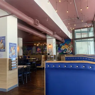 Interior view from my booth