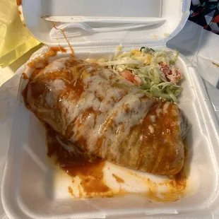 Chile Colorado Burrito