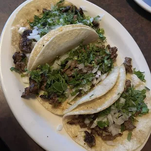 Steak street tacos