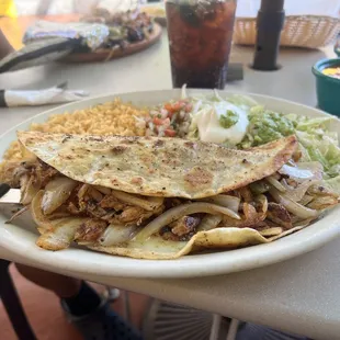 My Fajita Quesadilla!