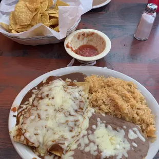 Enchilada Dinner. Delicious!!