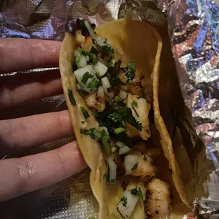 Shrimp tacos