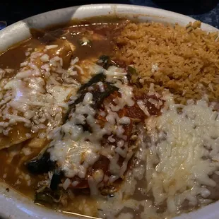 Cheese enchilada,Chile Relleno