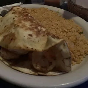 Grande Shrimp Quesadilla