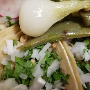 a close up of a taco