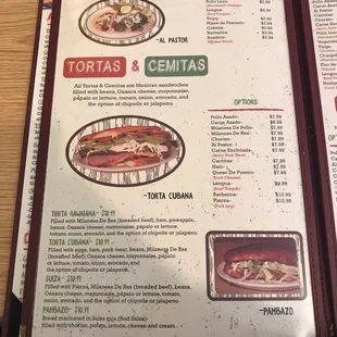 ramen and noodles, menu