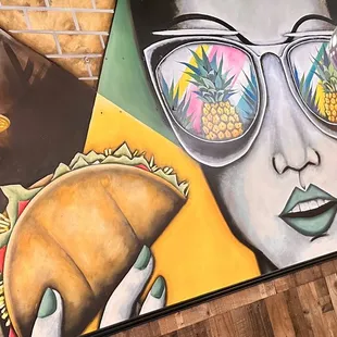 Love the "spec-taco-lar" murals in here.   \ (*‿*) /ﾟ*:｡ﾟ Happy Taco Tuesday! #CincodeMayo-St. Augustine.