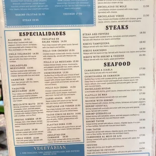 Menu.
