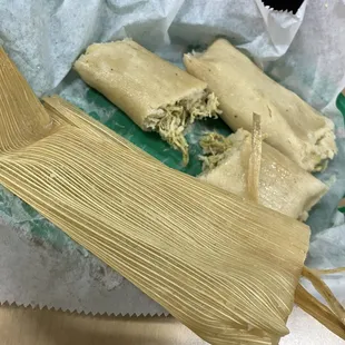 Chicken tamales