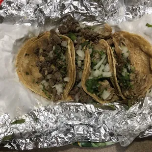 I had 2 carne asada and 2 carnitas.