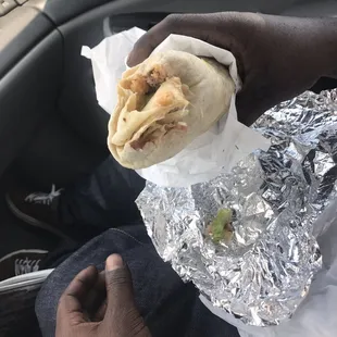 The food was great and very filling. Tacos were stuffed and loaded with cilantro and onions. We may be going back today.