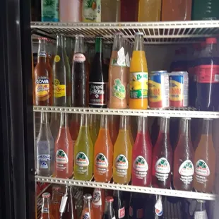 a fridge full of condiments