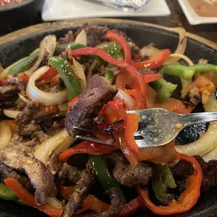 Sizzling Steak Fajitas
