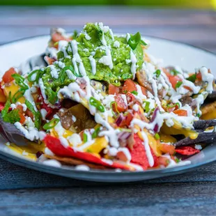 nachos, food