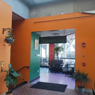 Entering Cinco Tacos