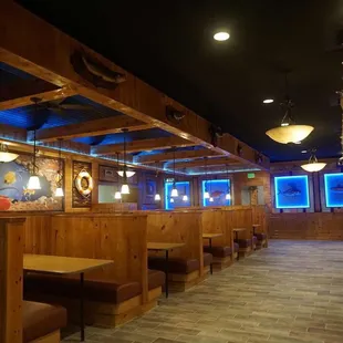 interior, sushi and sashimi