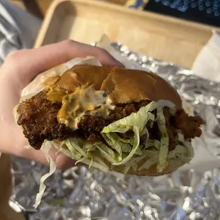Nashville Hot Chicken Burger