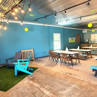 Inside looking towards counter