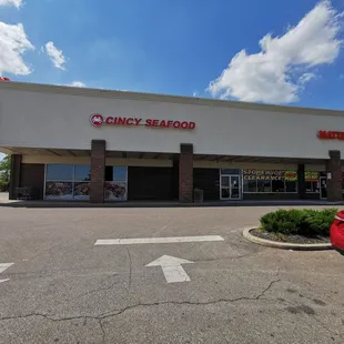 the front of the store