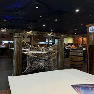 Restaurant ambiance.