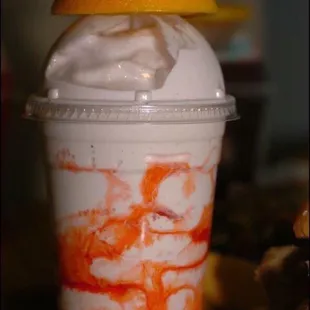 Our milkshakes are made with Hands scope ice cream