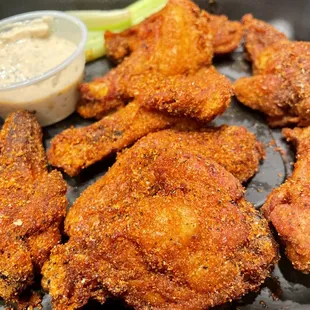 Smoked &amp; Fried Chicken Wing