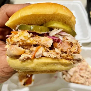 Pulled Chicken Sandwich