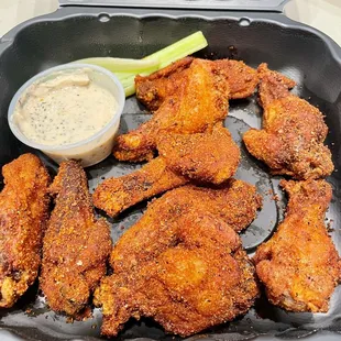 Smoked &amp; Fried Chicken Wing