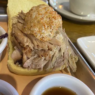 Pulled pork sandwich