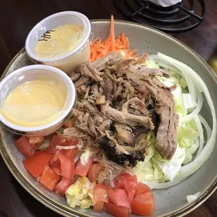 Pulled pork salad