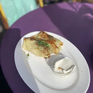 Blinchiki w/ Mushrooms