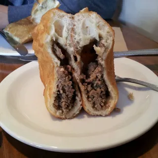 Piroshki with Beef and Gorgonzola