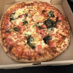 a pizza in a box