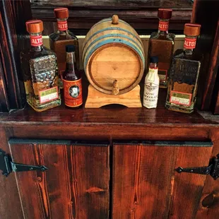 a barrel of rum