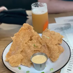 spent grain chicharonnes