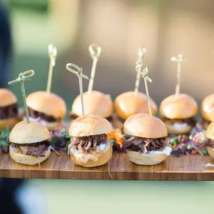 BBQ Sliders for our Game Night.