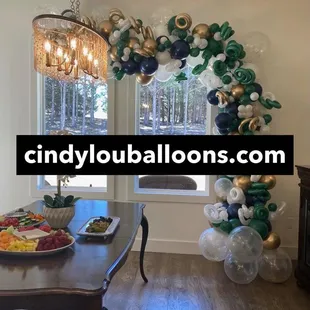 Cindy Lou Balloons (405) 312-0433
 www.cindylouballoons.com Edmond, OK, Oklahoma City Metro Area, Oklahoma County. #balloon #wedding #shower