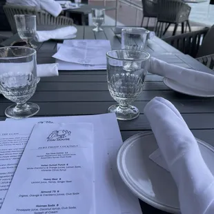 Tablesetting and view